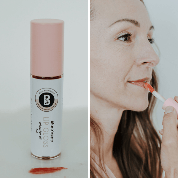 Castor Oil Lip Gloss - Tinted - Natural - Bella Botanicals