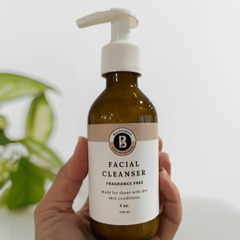 Facial Cleanser - Fragrance Free - For Dry Skin Conditions - Bella Botanicals