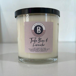 Tonka Bean and Lavender Soy Candle