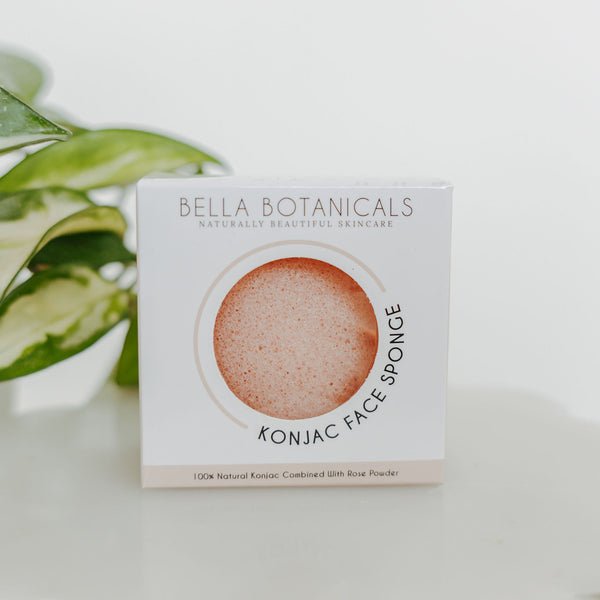 Konjac Sponge – Sustainable, Natural Facial Cleanser and Exfoliator - Bella Botanicals