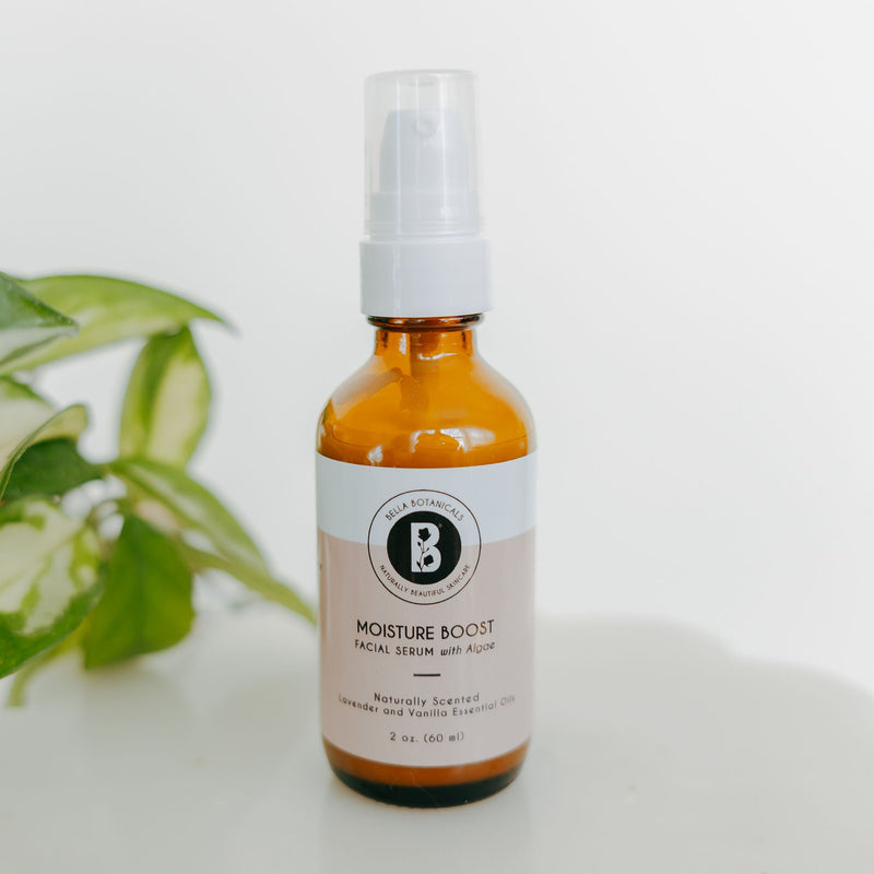 Moisture Boost Facial Serum with Hyaluronic Acid and Algae - Bella Botanicals