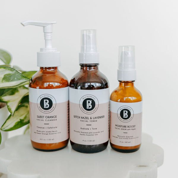 Natural Beauty Trio | Complete Botanical Skincare Routine - Bella Botanicals