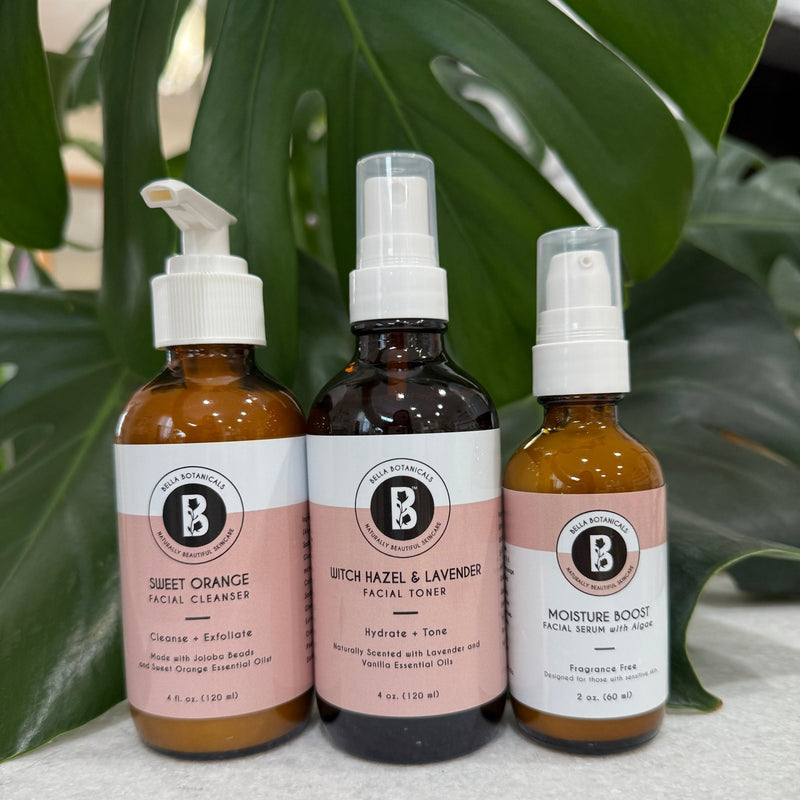 Natural Beauty Trio | Complete Botanical Skincare Routine - Bella Botanicals