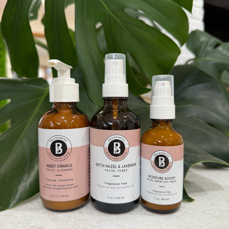 Natural Beauty Trio | Complete Botanical Skincare Routine - Bella Botanicals