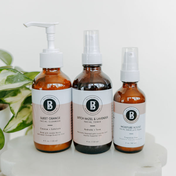 Natural Beauty Trio | Complete Botanical Skincare Routine - Bella Botanicals